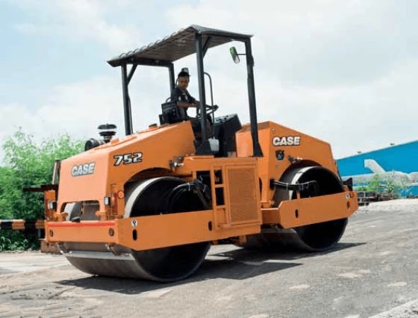 CASE 752 tandem roller