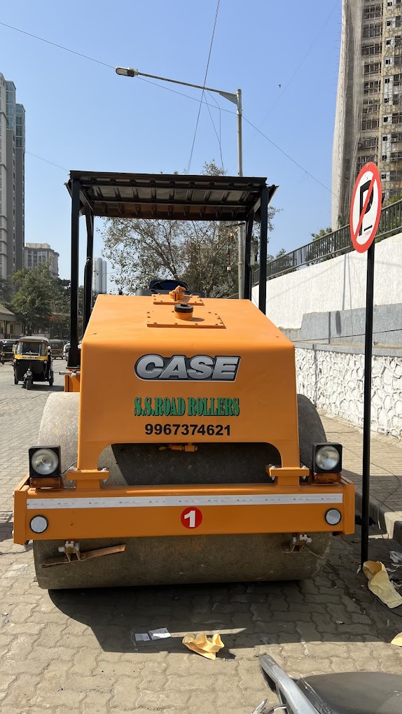 Road roller machinery